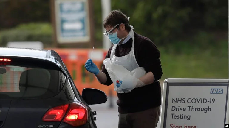The test that in 3 minutes shows you're positive and 13 minutes negative