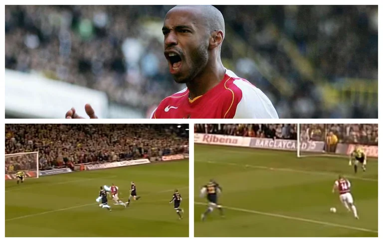 Ni Mess y Ronaldo pueden marcar como Thierry Henry, sus metas simplemente clase