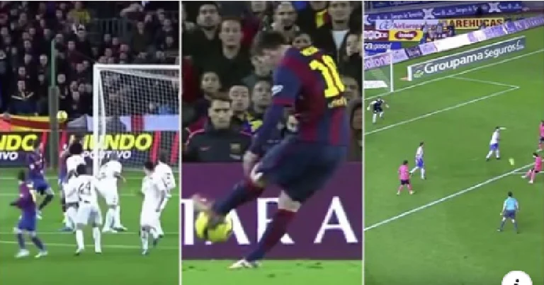 Messy video breaking physics laws is all a football fan wants to see.