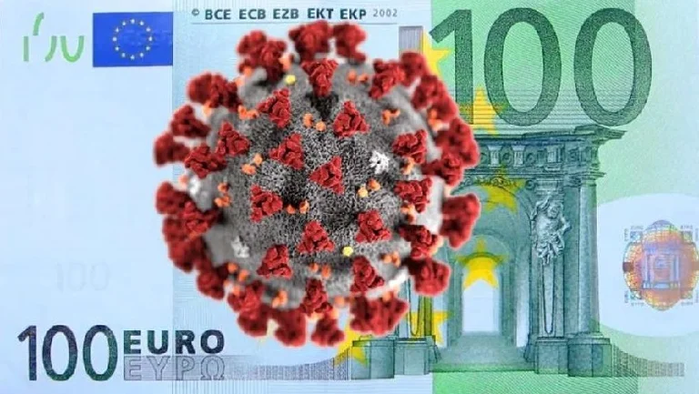 Coronavirus deprecia albanés, Euros