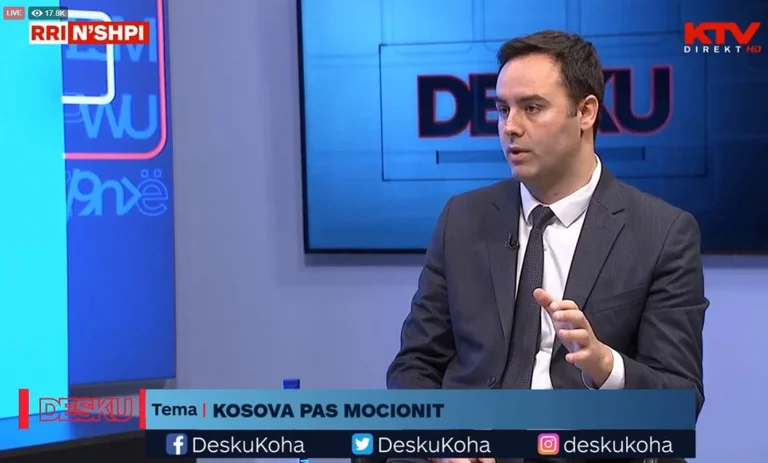 Conjufca for Hoti: He doesn't have to stay in Government, he was the main mastermind of this motion.
