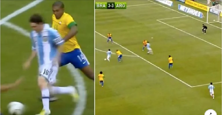 Summary of Leo Mess's intergalactic performance against Brazil in 2012 leaves you breathless