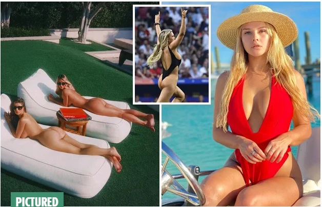 The picture of the beauty that captured the CL final by resting in the Bahamas is everything you want to see.