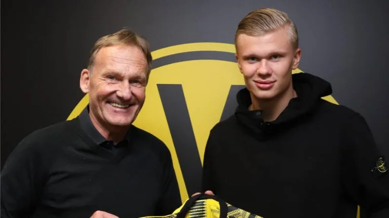 Haaland's father discovers the reason his son chose Borussia Dortmund before Man United