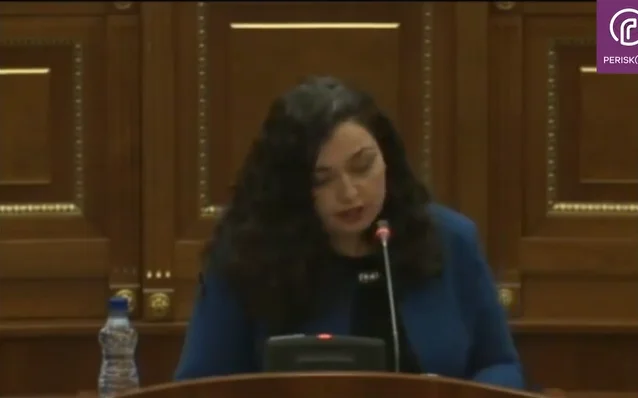 Vjosa Osmani parle au Parlement contre Isa Mustafa: Je parle au nom de LDK