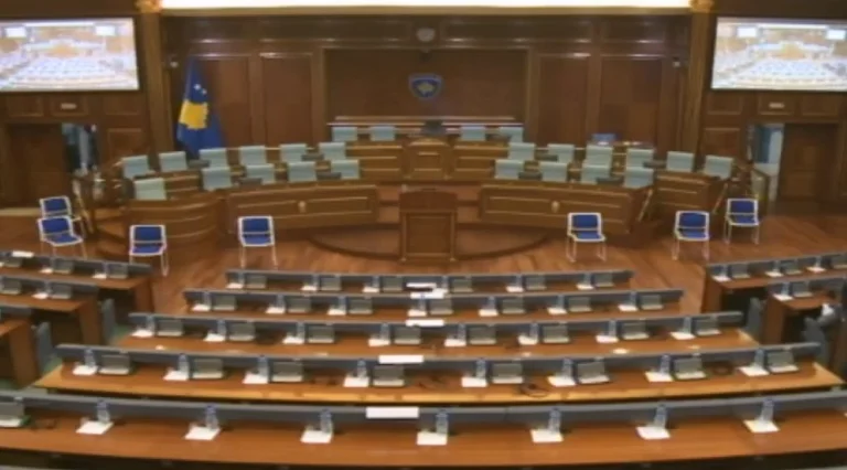 The Kosovo Assembly as you've never seen: MPs from two meters away