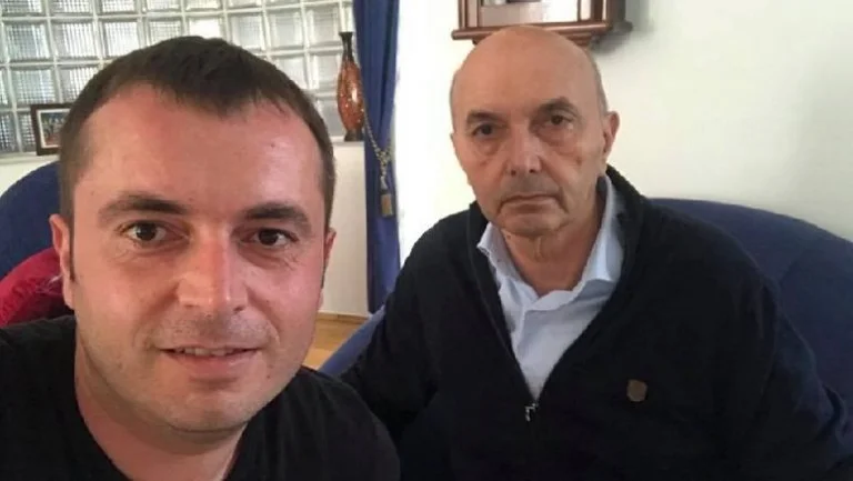 A classmate asks Besnik Mustaf to kill his father for the sake of the people