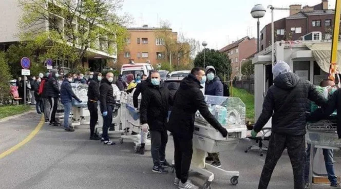 Very human situation, Dinamo fans come to the aid of fellow citizens affected by the earthquake.