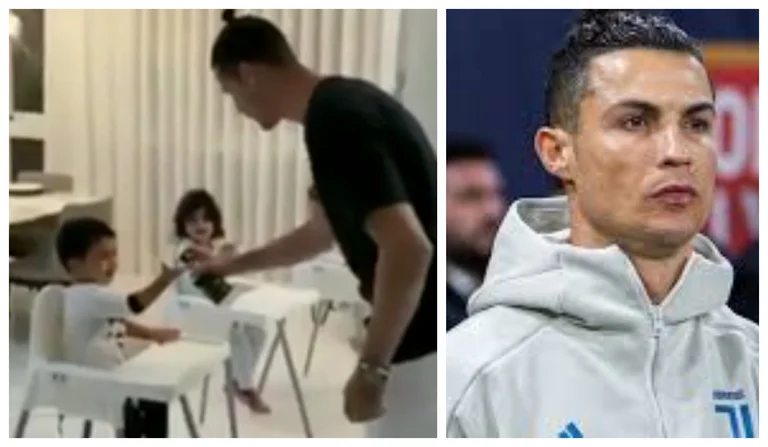 Video to warm the heart, Ronaldo teaches children how to clean their hands in an effort to fight the coronavirus