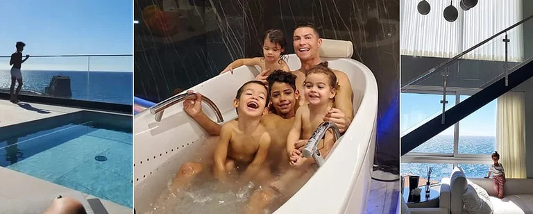 Ronaldo po i kalon ditët i izoluar si më së miri, kjo është karantina e tij e ëndrrave
