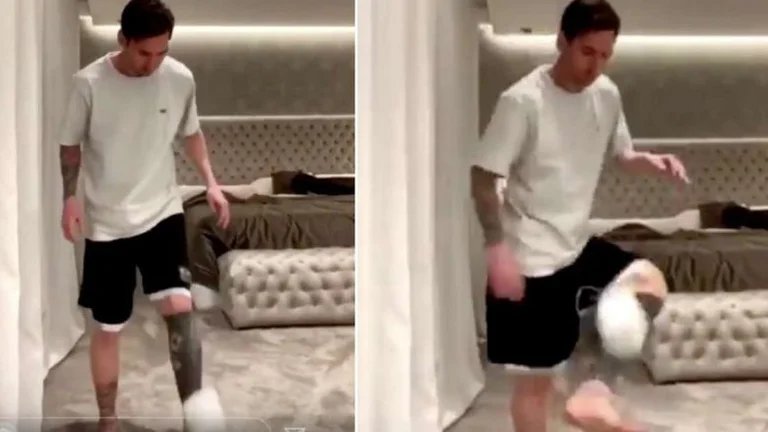 Messi dërgon sfidën me letra banje në një nivel tjetër – plot 19 herë e rrokullisë nëpër këmbë
