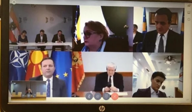 Kryeministrat e Ballkanit Perëndimor në mbledhje online