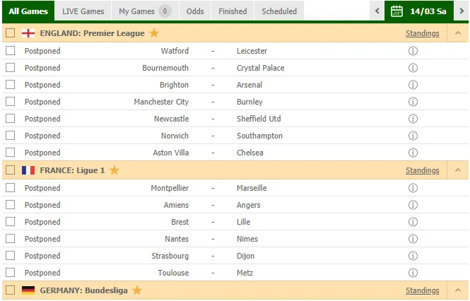Soccer: See how poor LiveScore looks and other pages of results (Photo)