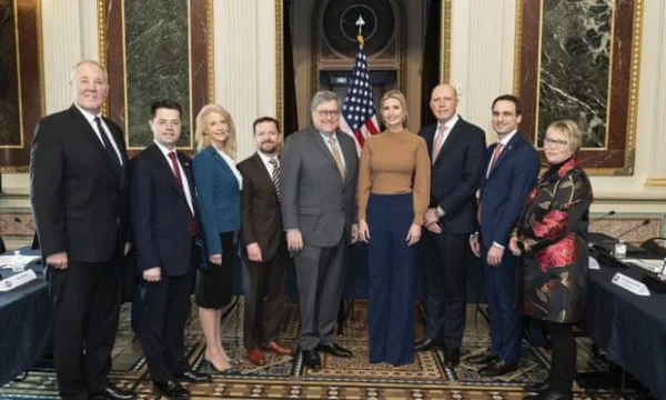 President Trump's daughter works from home after contact with infected politician