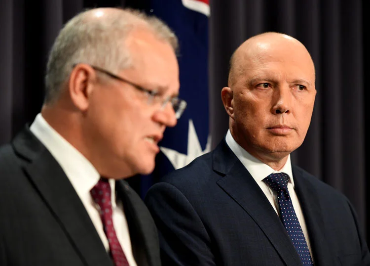 Ministro del Interior de Australia Contaminated Coronavirus
