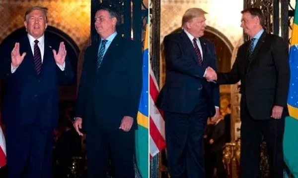 Trump e il presidente del Brasile attendono i risultati della coronaria