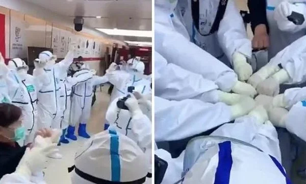 Il festival a Wuhan, l'ospedale rilascia l'ultimo paziente coronarico