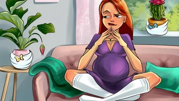 14 Illustrations That Show the Hard Life of a Pregnant Woman