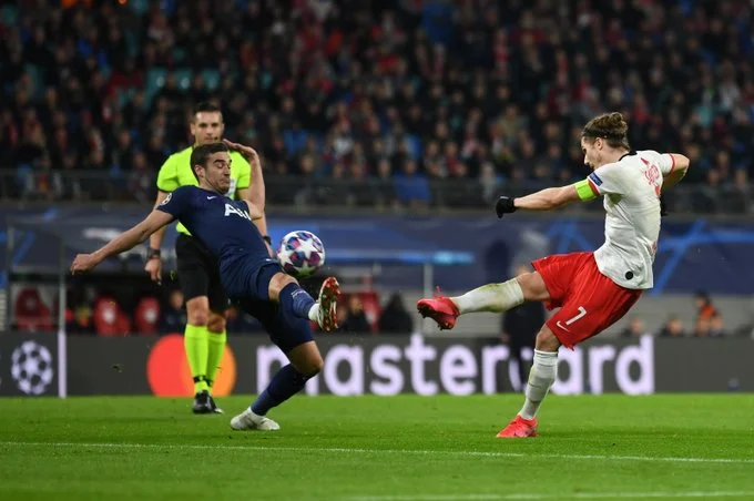RB Leipzig también vence a Tottenham en el partido quarterfinal