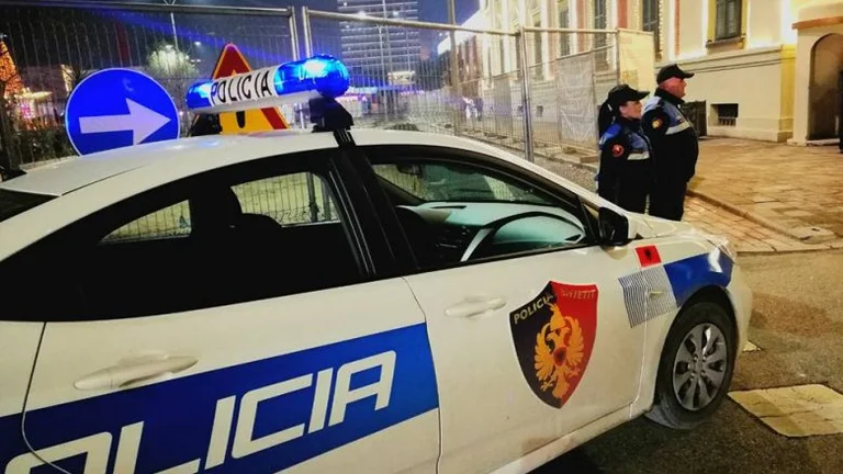 An Old Man in Tirana Dead on the Road