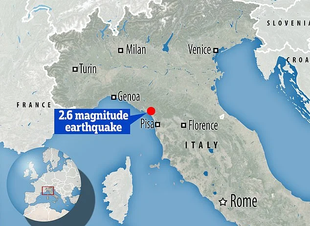 northern Italy hit by earthquake