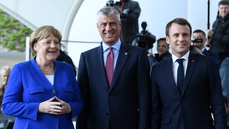 Präsident Thaci veranstaltet heute Merkel und Macroni Berater