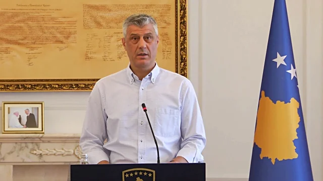 Thaci llama conferencia de prensa a las 1600