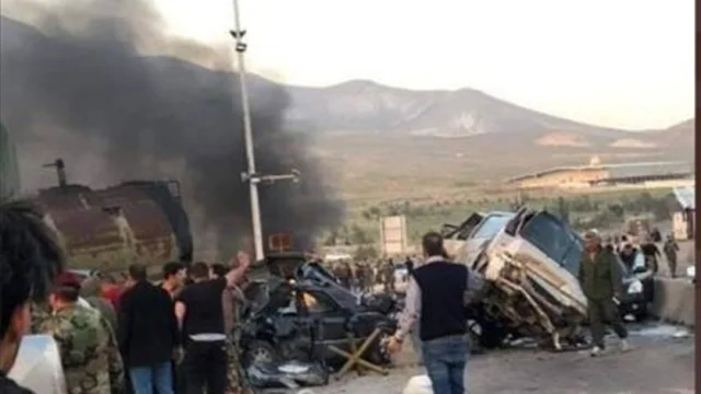 Accidente trágico en Siria - 22 muertos