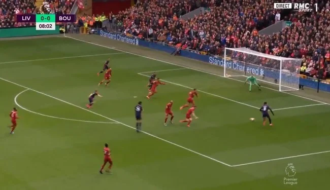 La récupération de Liverpool continue : Bournemouty passe par la main supérieure