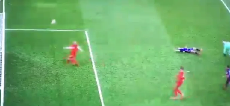 James Miller's extraordinary: Saves a good goal with this sensational play.