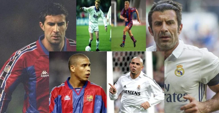 Die Verräter, die für die beiden heftigen Rivalen sowohl Real Madrid als auch Barça gespielt haben