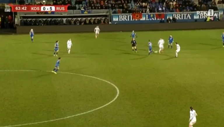 Stalled with goals within minutes, Kosovo forced to change goalkeeper