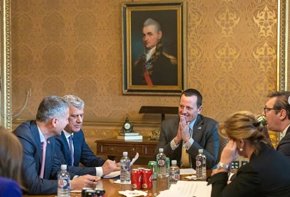 Green publie d'autres photos de la rencontre entre Thaci et Vucciqi