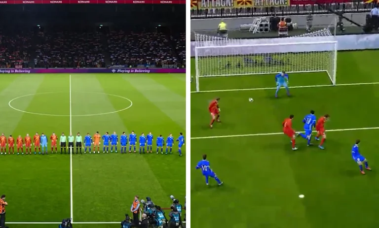 La simulation du match Macédoine-Kosovo favorise les leaders : Vedat Muriqi marque le but gagnant, Rasica asiston