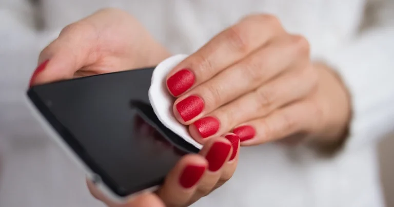 If you don't clean your phone, you can wash your hands.