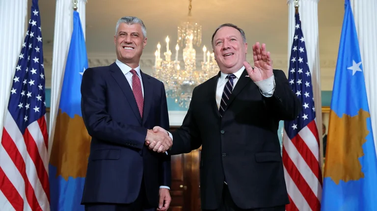Thaci non ha chiesto a Pompeo di annullare la Corte Speciale