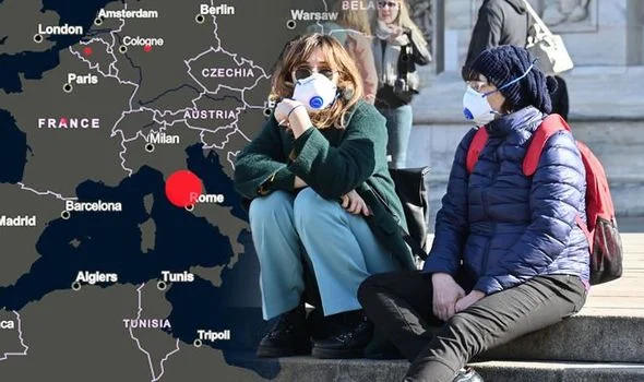 Consistente equilibrio in Italia, il Coronavirus provoca la vittima di 107, oltre 3mila infetti