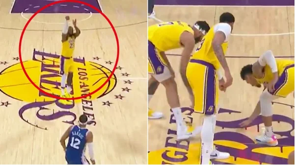 L'umiliante nota di LeBron James contro Philadelphia ha scioccato il mondo del basket.