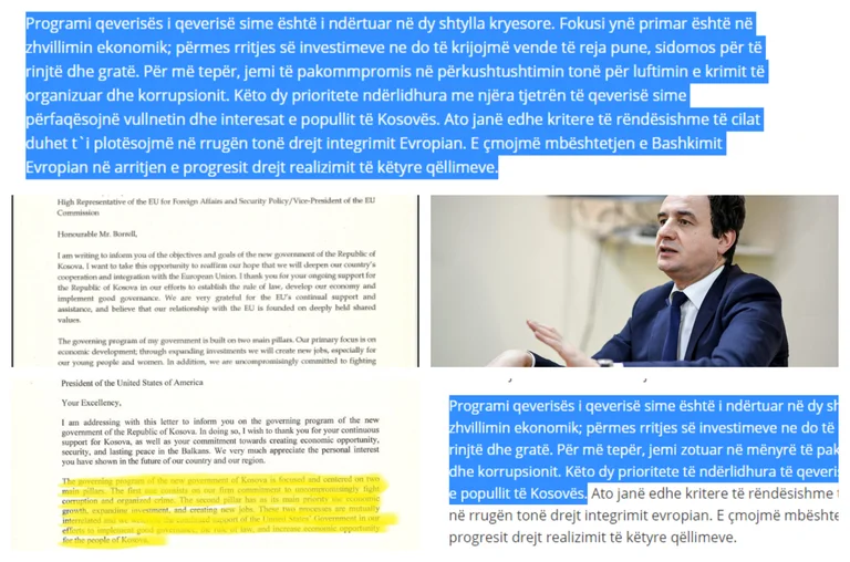 Paper prime minister: Kurt used coppy-passe to send letters to top EU representatives