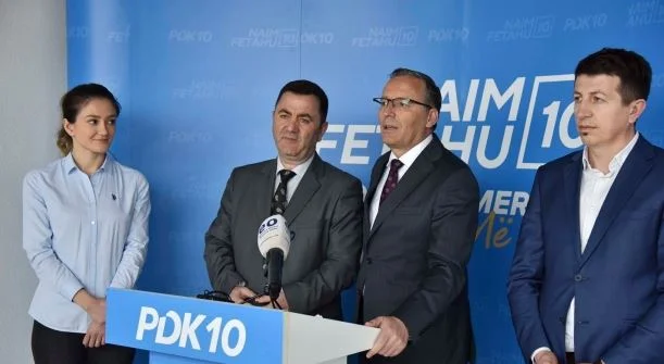Naim Fetah i PDK: With our program, we're going to get our businesses back to Podujevo.