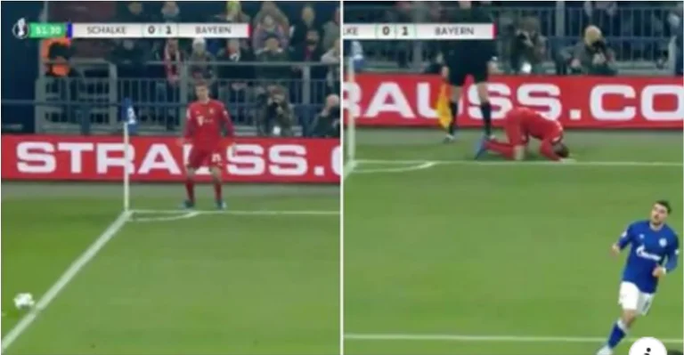 El ángulo de Thomas Mueller contra Schalke es definitivamente el peor en la historia del fútbol