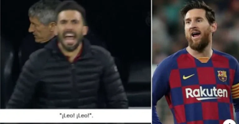 Setien's assistant, frustrated during the year's work, also shouted at the Messie, both of whom weighed in training.