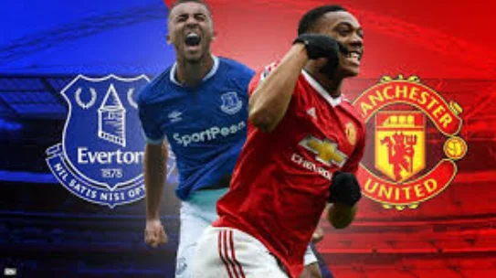Offizielle Formationen: Everton é Manchester United