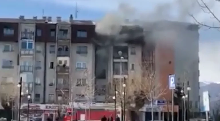 Burn a apartment in Ferizaj, no harm