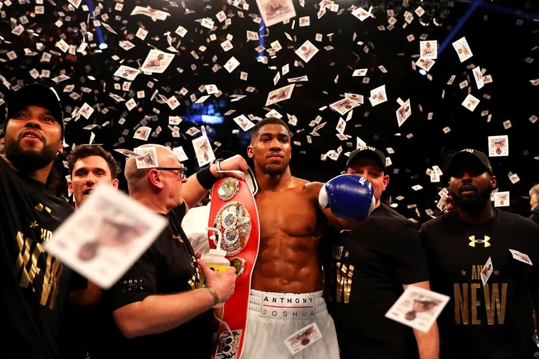 Joshua made 32 million pounds last year outside the boxing ring