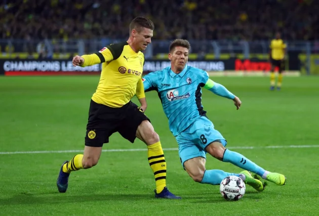Offizielle Formationen: Dortmund Freiburg