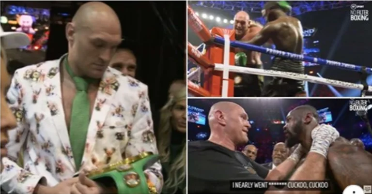 Video via filter of rare images from the Fury-Wilder mechi has been published and it's brilliant.