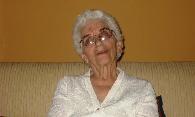 Hysni Kapos widow, number two of communism in Albania