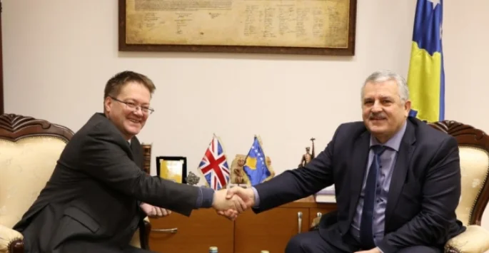Veliu awaits the British ambassador: Priorities Fighting Organised Crime