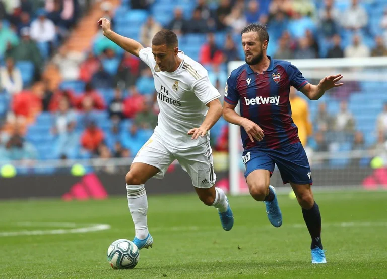 Levante Real Madrid, official formations